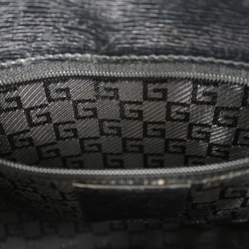 GUCCI Jackie Top Handle Shoulder Bag Black