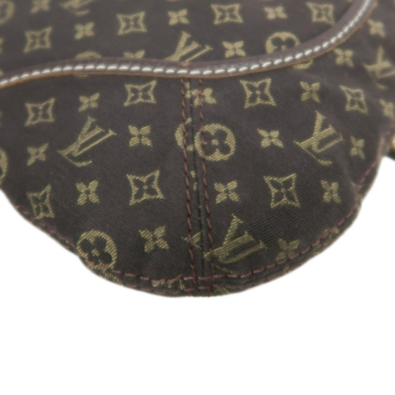 LOUIS VUITTON Monogram Mini Lin Manon MM Shoulder Bag Grey