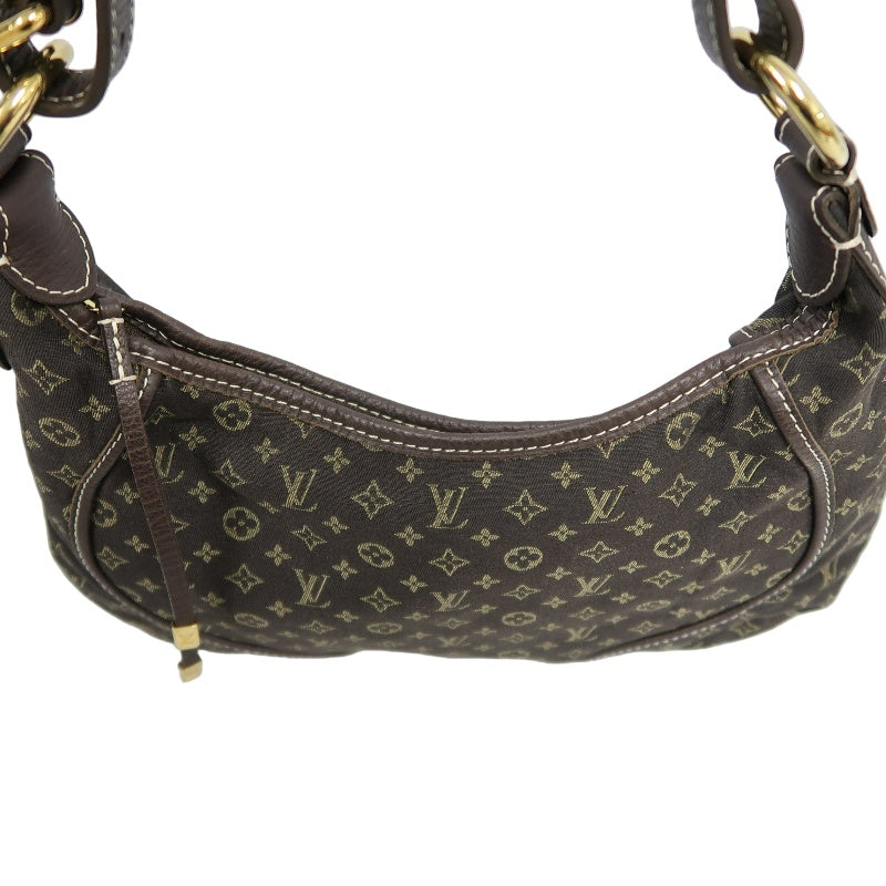 LOUIS VUITTON Monogram Mini Lin Manon MM Shoulder Bag Grey