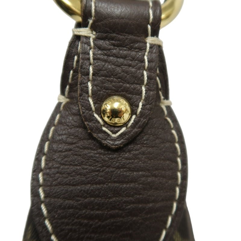 LOUIS VUITTON Monogram Mini Lin Manon MM Shoulder Bag Grey