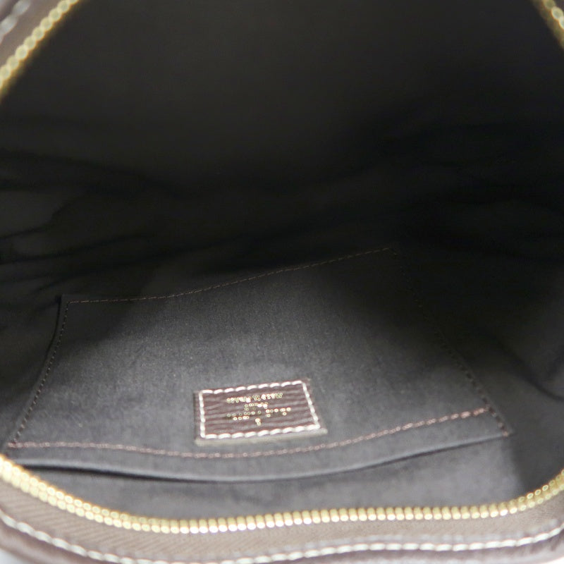 LOUIS VUITTON Monogram Mini Lin Manon MM Shoulder Bag Grey