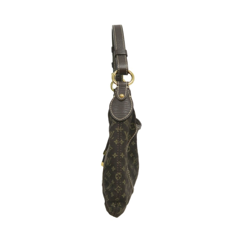 LOUIS VUITTON Monogram Mini Lin Manon MM Shoulder Bag Grey