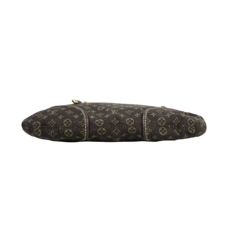 LOUIS VUITTON Monogram Mini Lin Manon MM Shoulder Bag Grey