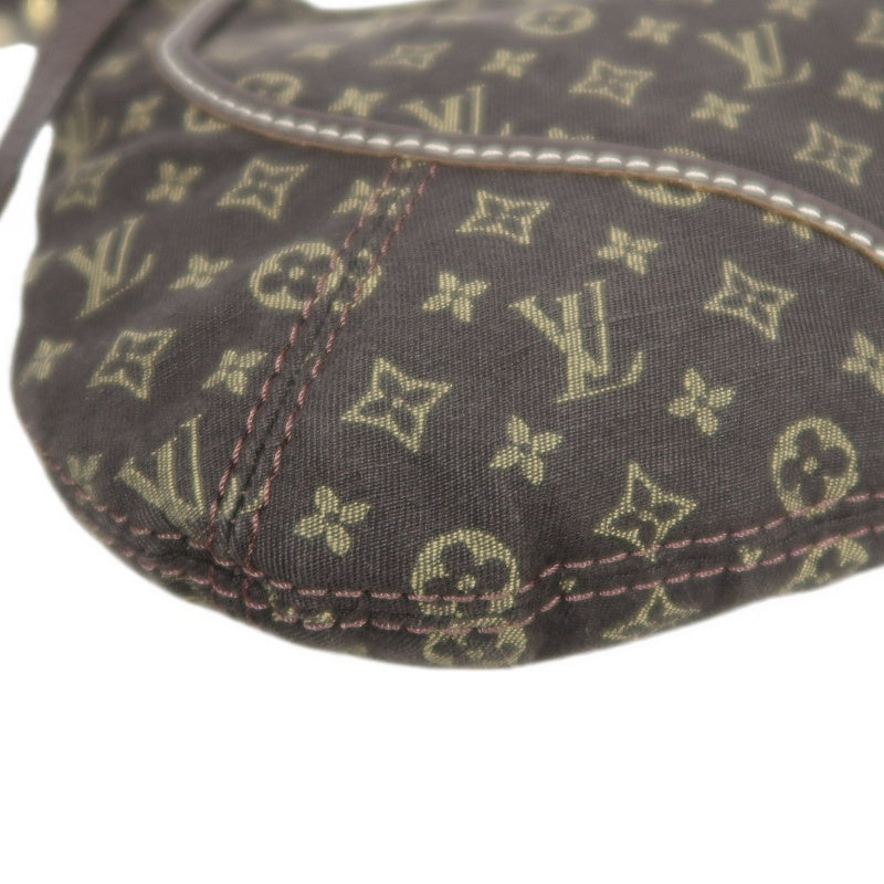 LOUIS VUITTON Monogram Mini Lin Manon MM Shoulder Bag Grey