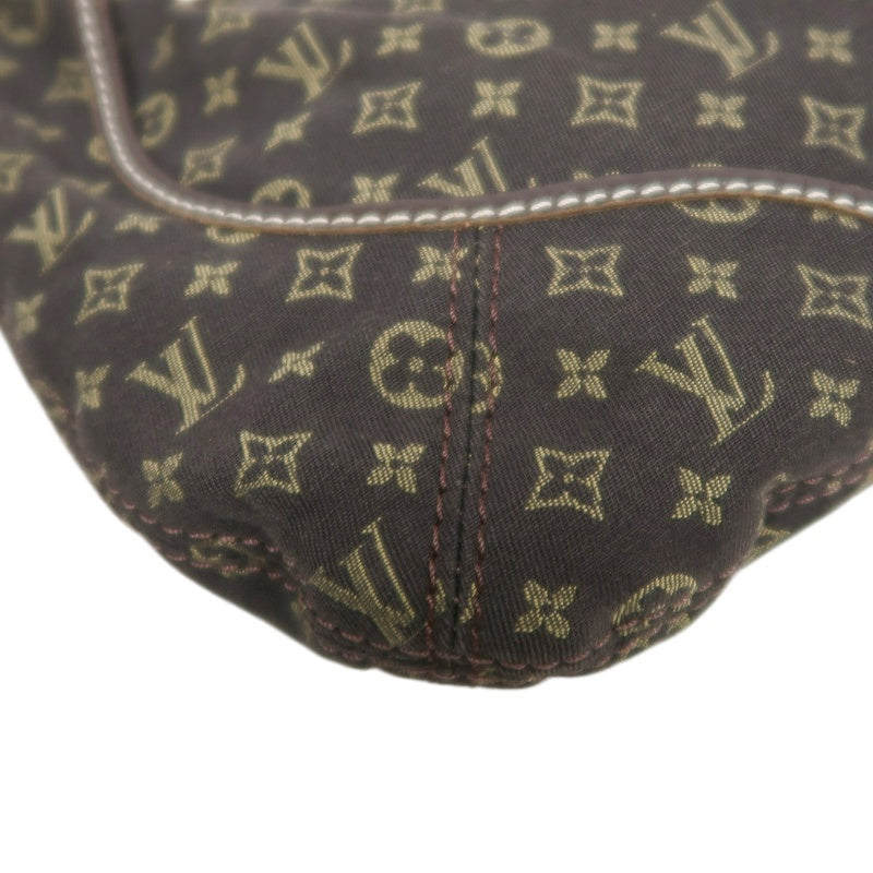LOUIS VUITTON Monogram Mini Lin Manon MM Shoulder Bag Grey