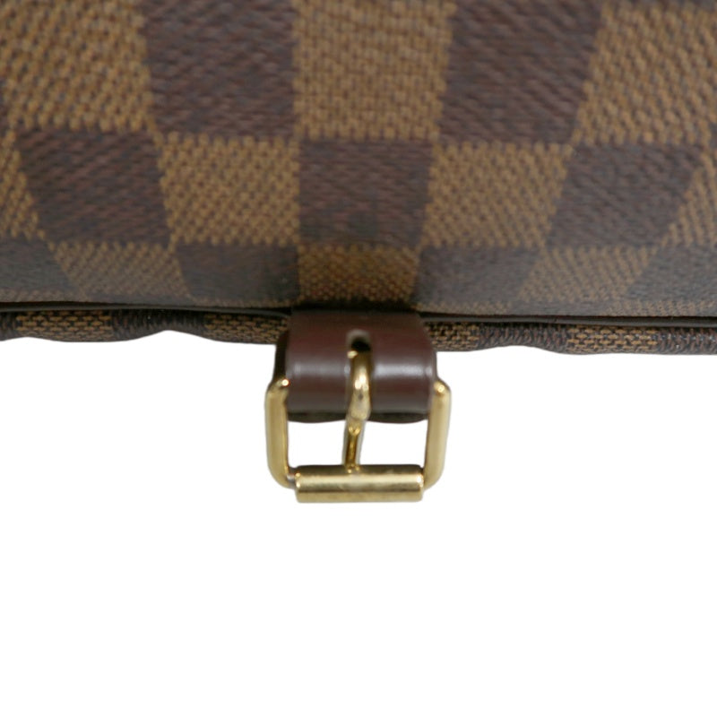 LOUIS VUITTON Damier Saumur 30 Saddle Crossbody Bag Brown