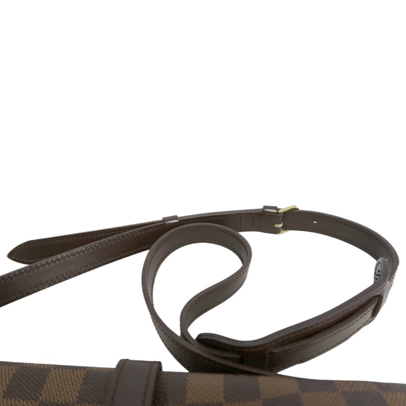 LOUIS VUITTON Damier Saumur 30 Saddle Crossbody Bag Brown