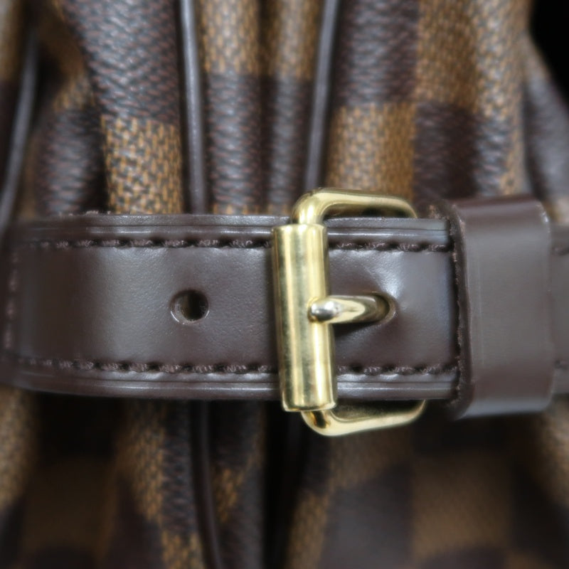 LOUIS VUITTON Damier Saumur 30 Saddle Crossbody Bag Brown