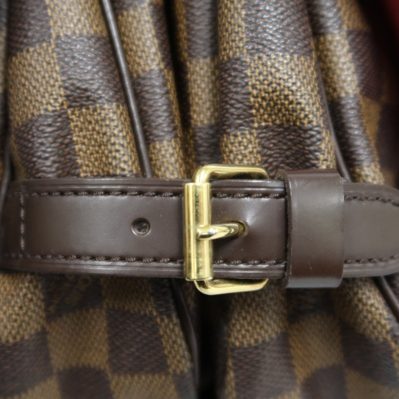 LOUIS VUITTON Damier Saumur 30 Saddle Crossbody Bag Brown
