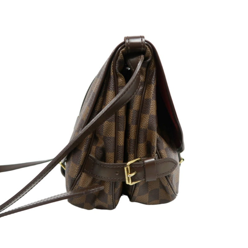 LOUIS VUITTON Damier Saumur 30 Saddle Crossbody Bag Brown