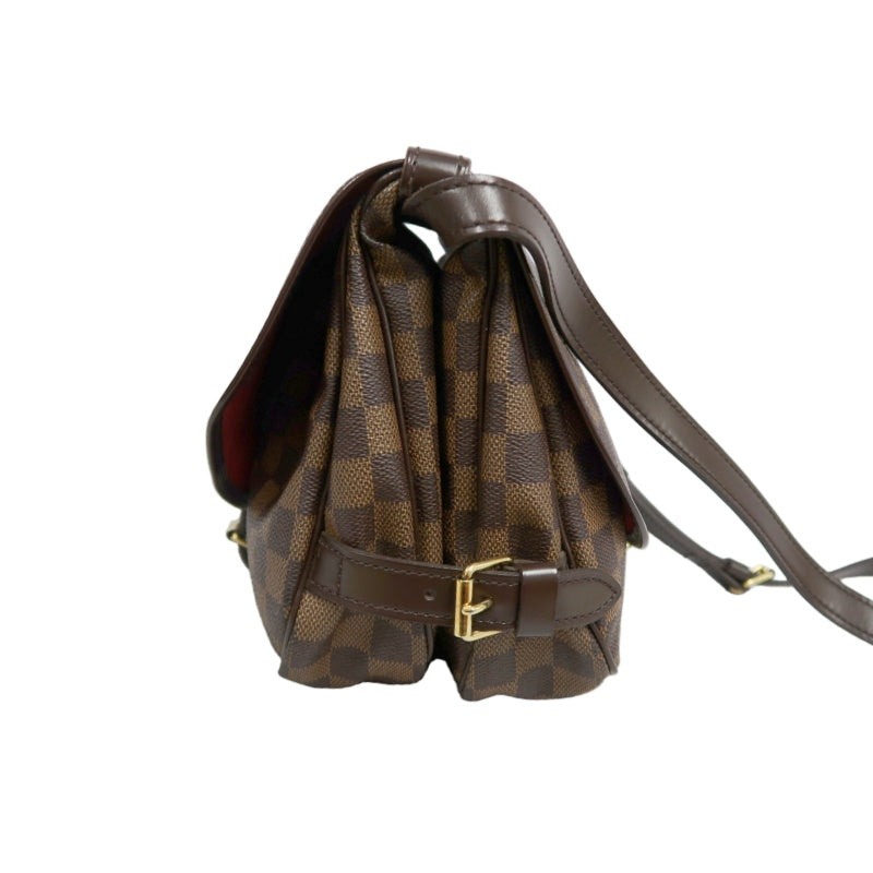 LOUIS VUITTON Damier Saumur 30 Saddle Crossbody Bag Brown