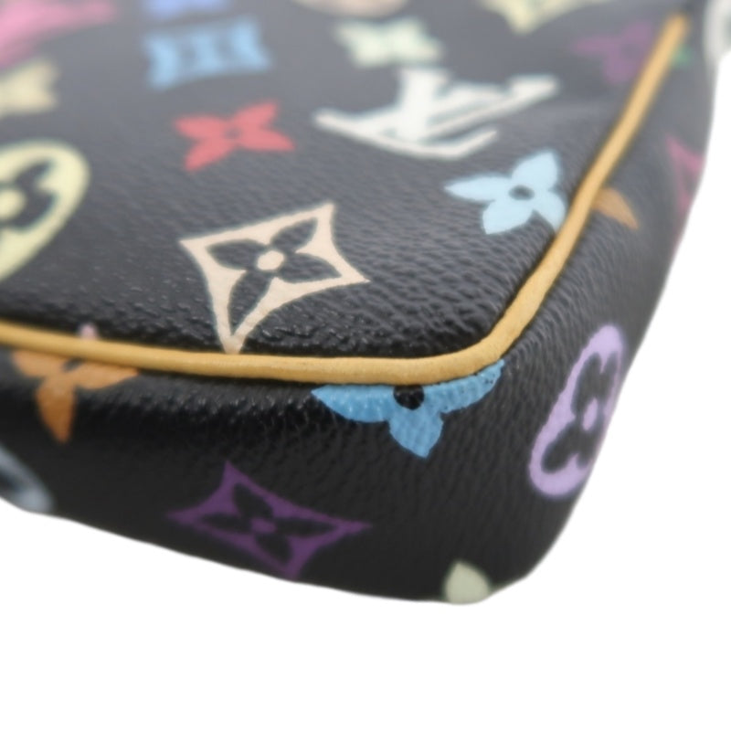 LOUIS VUITTON Monogram Multicolore Pochette Accessoires Pouch Black