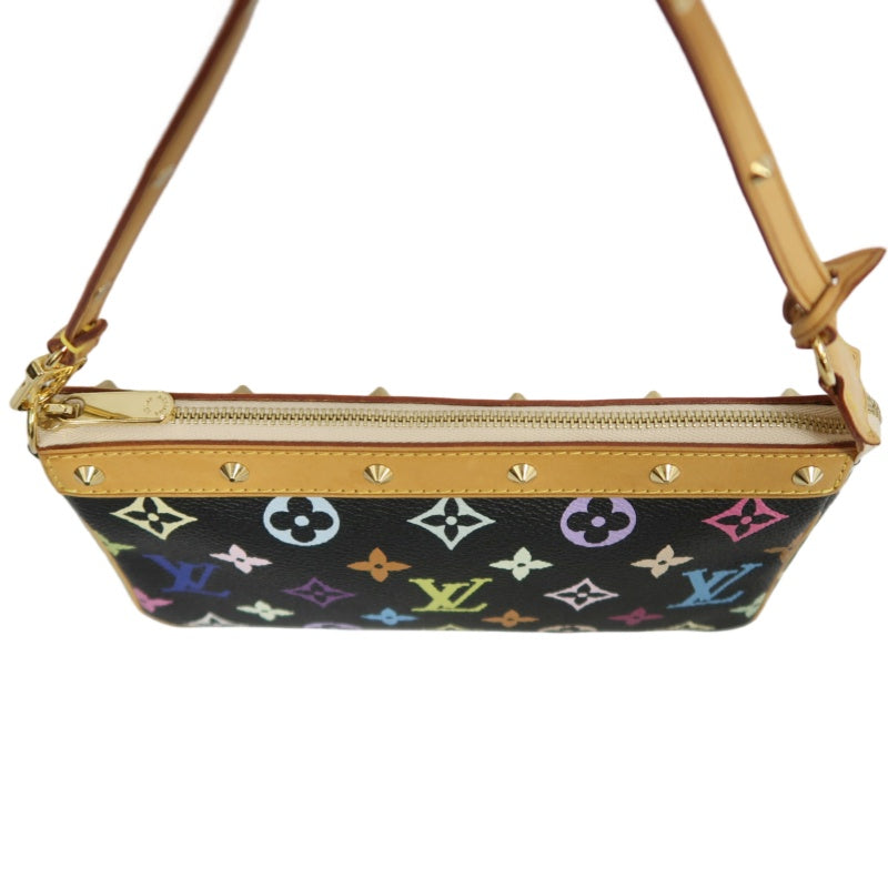 LOUIS VUITTON Monogram Multicolore Pochette Accessoires Pouch Black