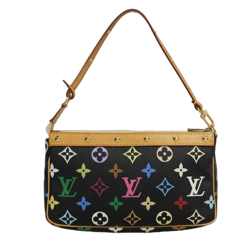 LOUIS VUITTON Monogram Multicolore Pochette Accessoires Pouch Black