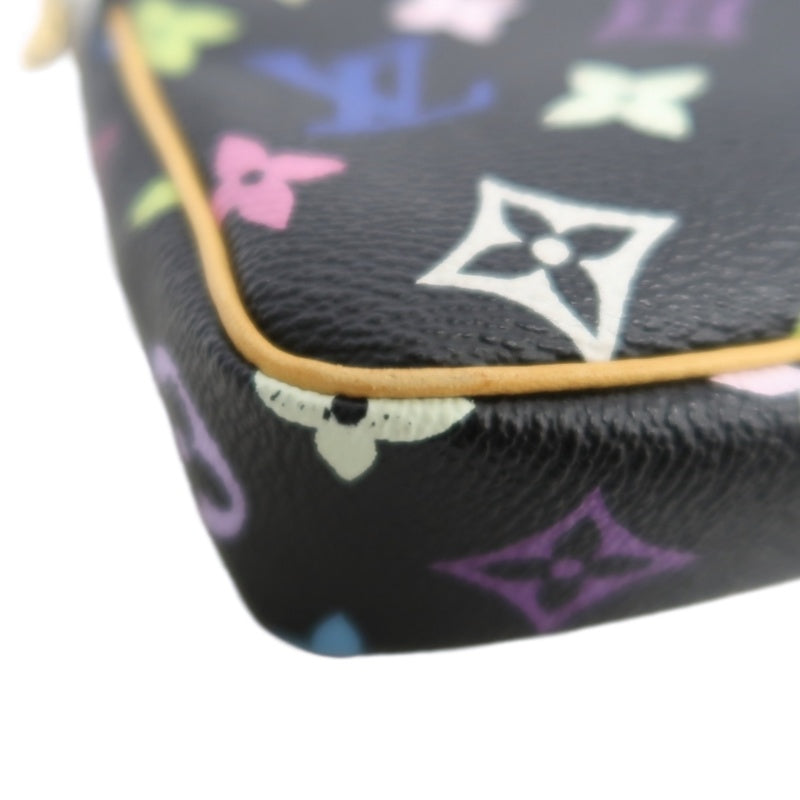 LOUIS VUITTON Monogram Multicolore Pochette Accessoires Pouch Black