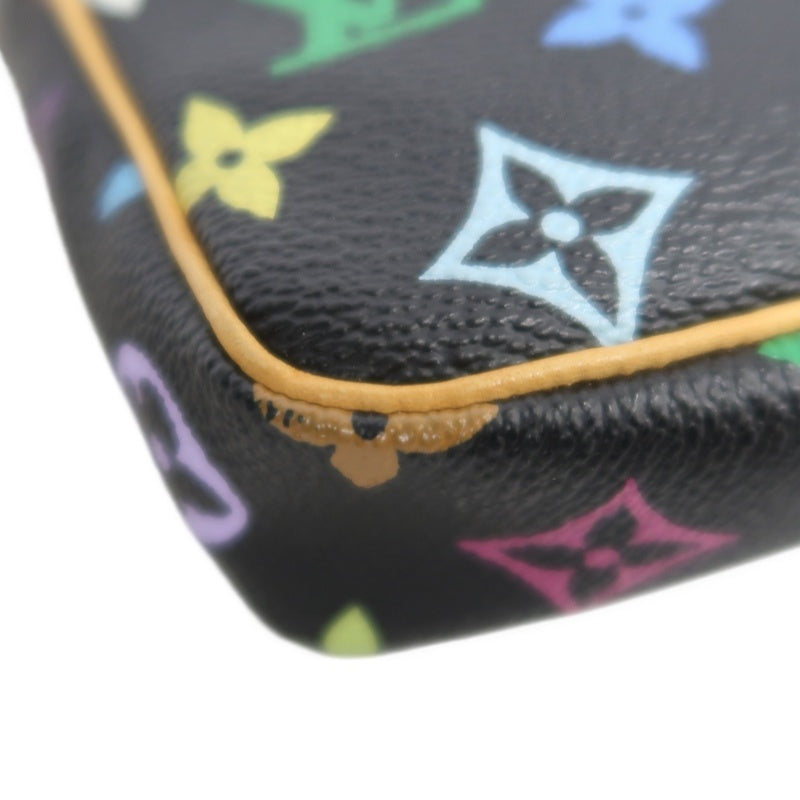 LOUIS VUITTON Monogram Multicolore Pochette Accessoires Pouch Black