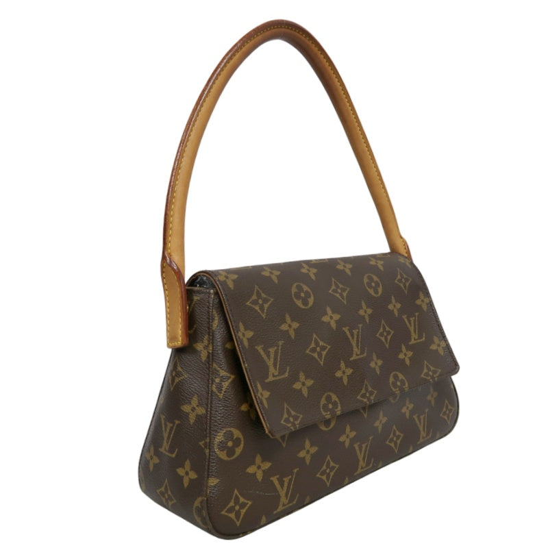 LOUIS VUITTON  Monogram  Mini Looping Mini Shoulder Bag Brown