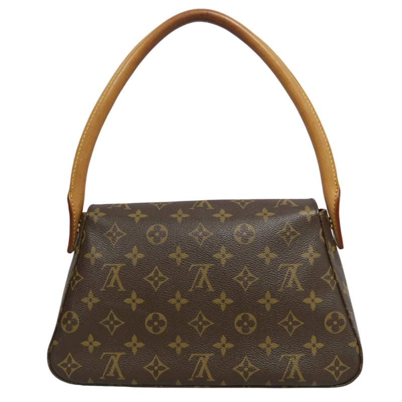 LOUIS VUITTON  Monogram  Mini Looping Mini Shoulder Bag Brown