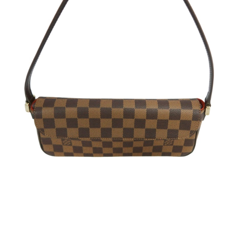 LOUIS VUITTON Damier Recolleta Shoulder Bag Damier Coated Canvas Brown