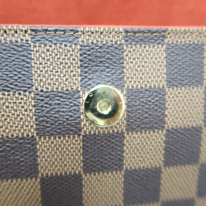 LOUIS VUITTON Damier Recolleta Shoulder Bag Damier Coated Canvas Brown