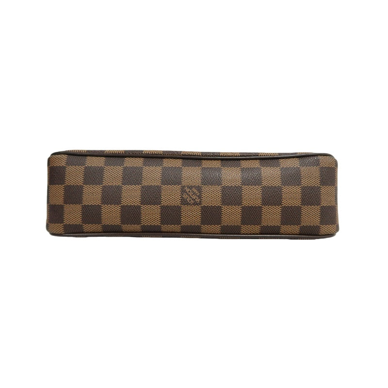 LOUIS VUITTON Damier Recolleta Shoulder Bag Damier Coated Canvas Brown