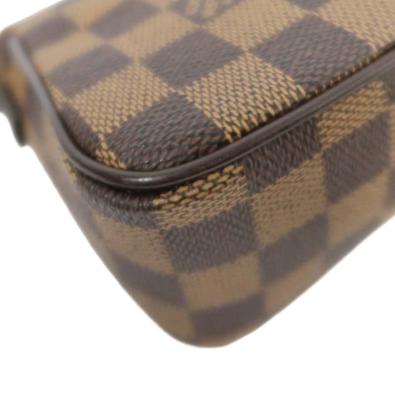 LOUIS VUITTON Damier Recolleta Shoulder Bag Damier Coated Canvas Brown