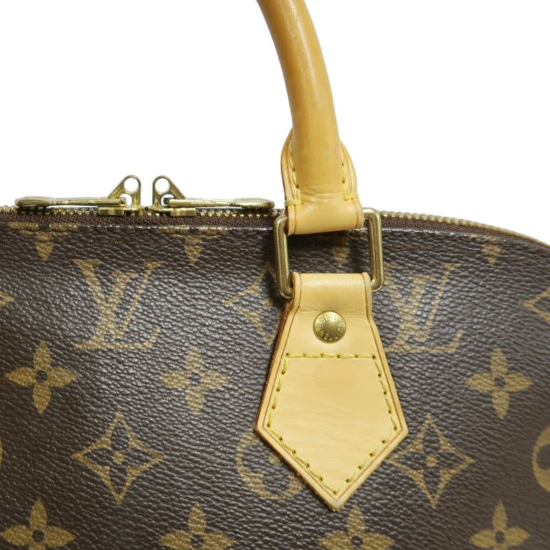 LOUIS VUITTON Monogram  Alma Dome Handbag  Brown Padlock And twoKeys