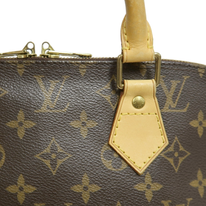 LOUIS VUITTON Monogram  Alma Dome Handbag  Brown Padlock And twoKeys