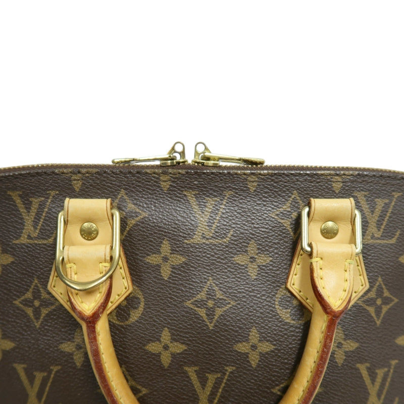LOUIS VUITTON Monogram  Alma Dome Handbag  Brown Padlock And twoKeys
