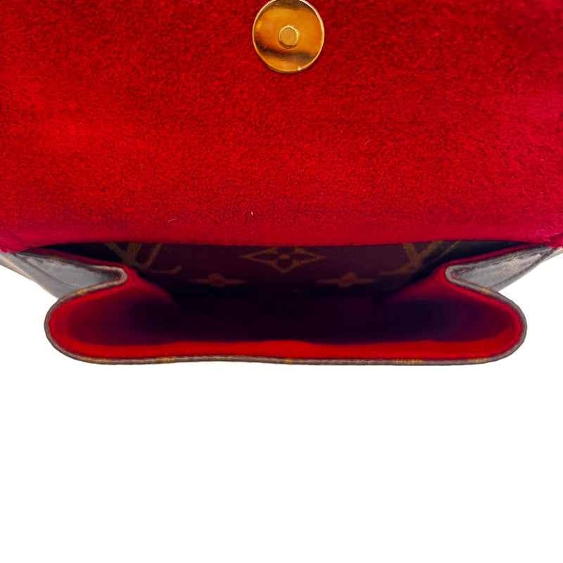 LOUIS VUITTON Monogram 　Vivacite PM Crossbody Bag Brown
