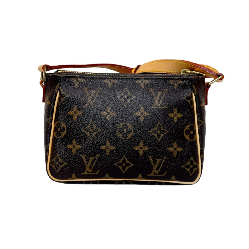 LOUIS VUITTON Monogram 　Vivacite PM Crossbody Bag Brown