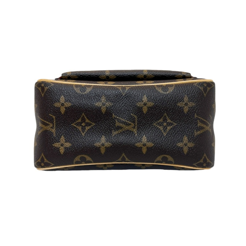 LOUIS VUITTON Monogram 　Vivacite PM Crossbody Bag Brown