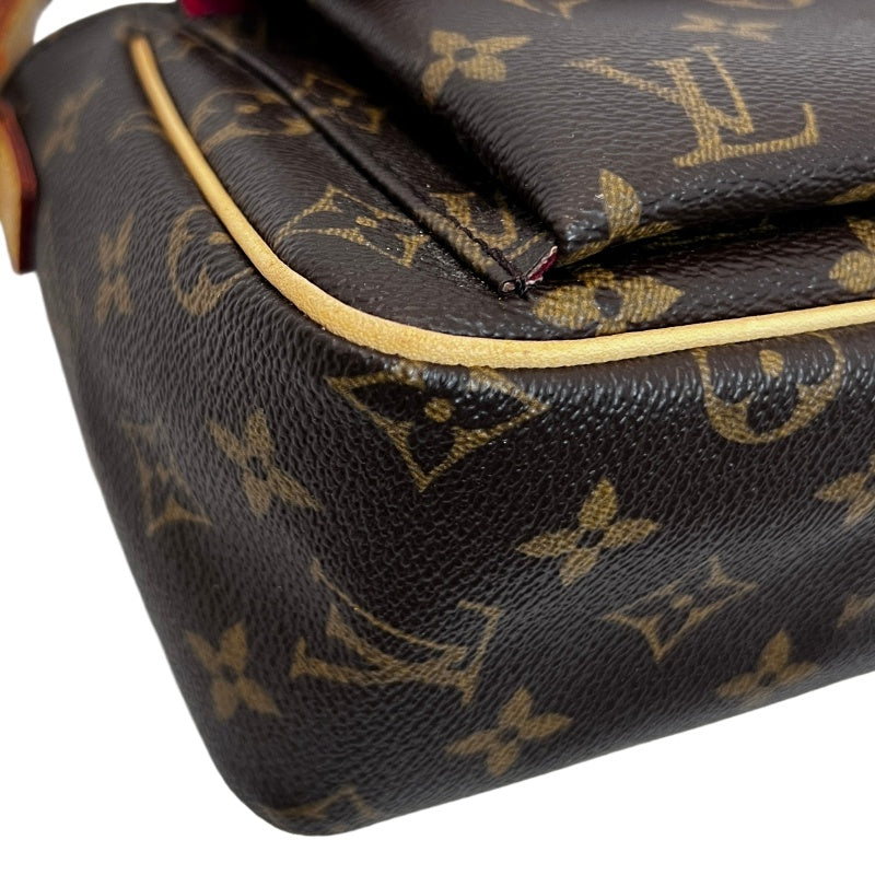 LOUIS VUITTON Monogram 　Vivacite PM Crossbody Bag Brown