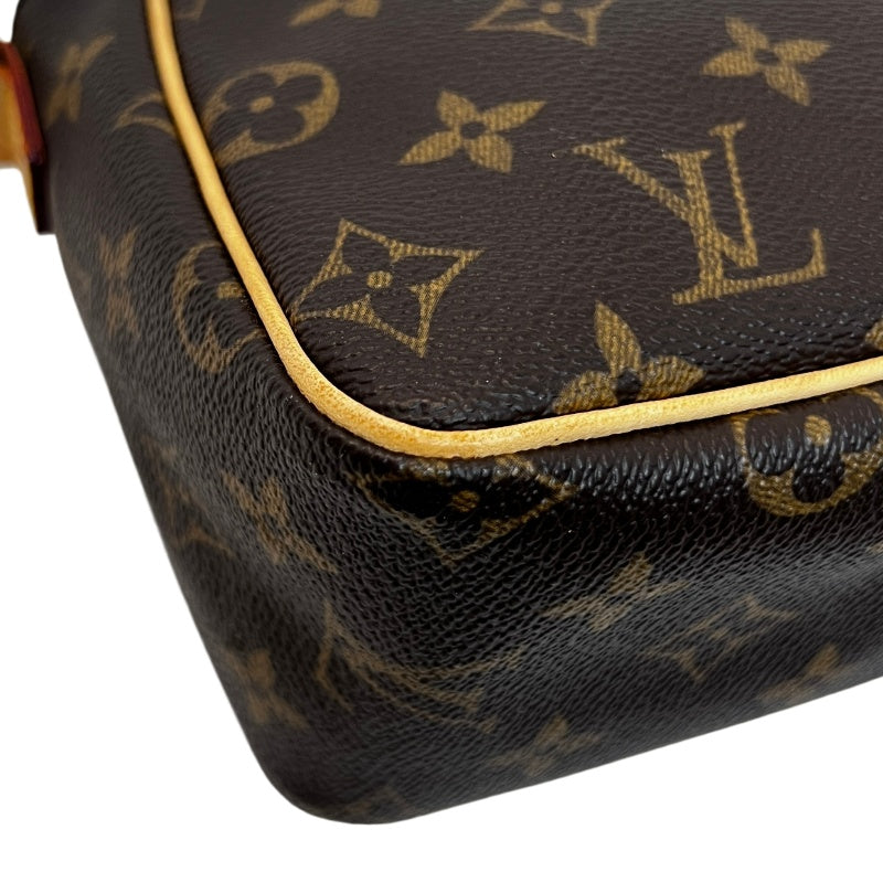 LOUIS VUITTON Monogram 　Vivacite PM Crossbody Bag Brown