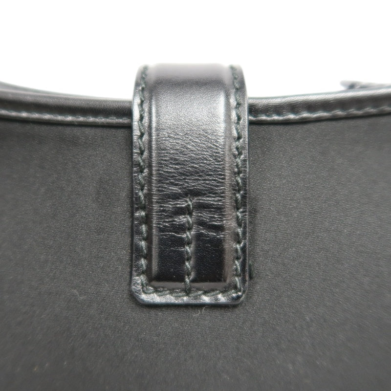 FERRAGAMO nylon　 Shoulder Bag 　 Black　 Silver Hardware