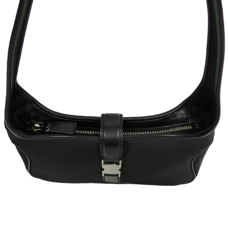 FERRAGAMO nylon　 Shoulder Bag 　 Black　 Silver Hardware