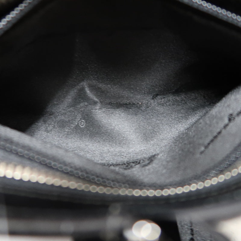 FERRAGAMO nylon　 Shoulder Bag 　 Black　 Silver Hardware