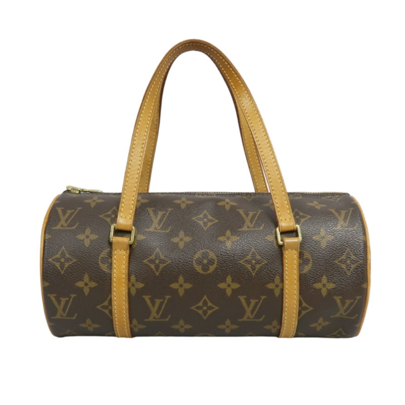 LOUIS VUITTON Monogram Papillon 26 Handbag  brown Gold Hardware