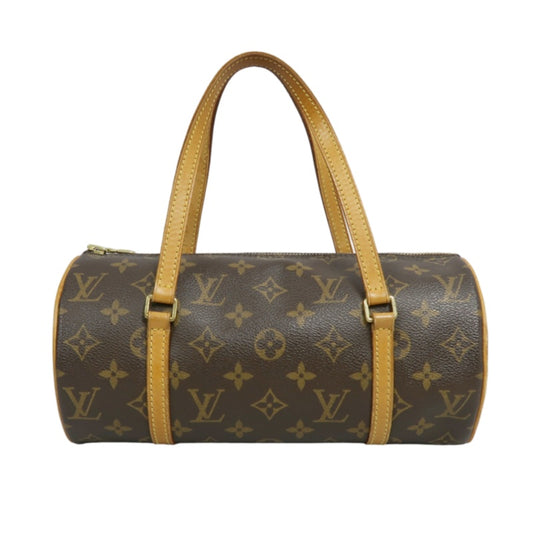 LOUIS VUITTON Monogram Papillon 26 Handbag  brown Gold Hardware