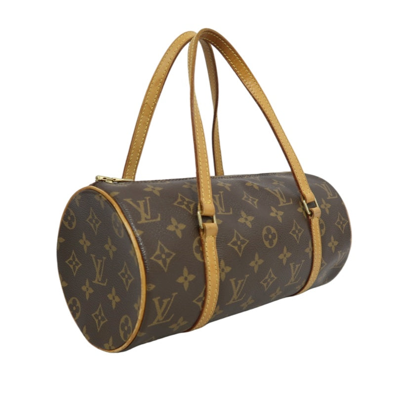 LOUIS VUITTON Monogram Papillon 26 Handbag  brown Gold Hardware