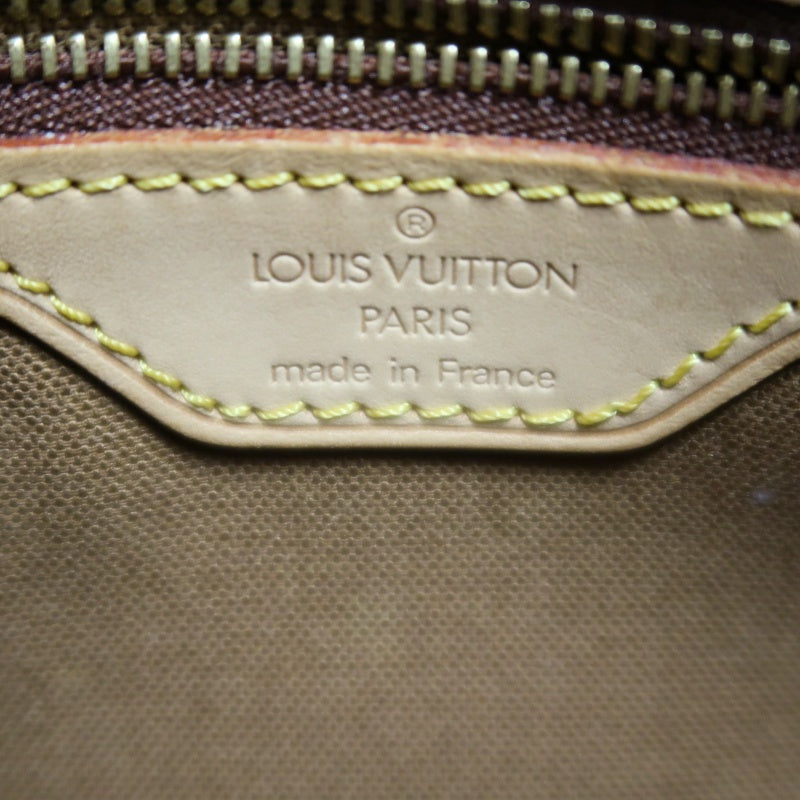 LOUIS VUITTON Monogram Trotter Shoulder Bag Crossbody  brown　Gold Hardware