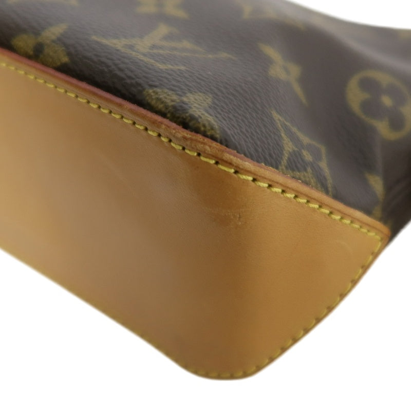 LOUIS VUITTON Monogram Trotter Shoulder Bag Crossbody  brown　Gold Hardware