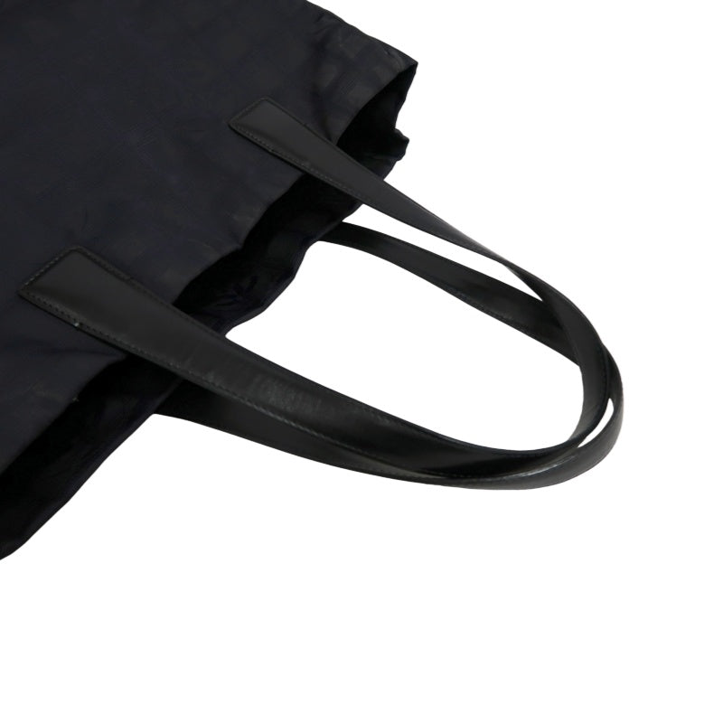 CHANEL New Travel Line Tote MM Black Nylon Tote Bag