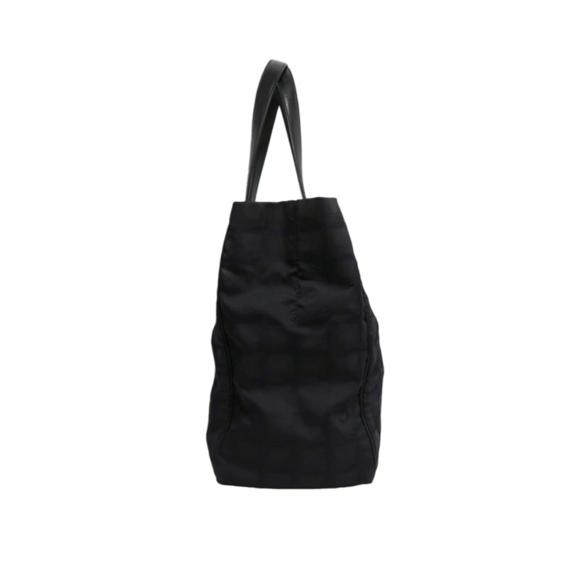 CHANEL New Travel Line Tote MM Black Nylon Tote Bag