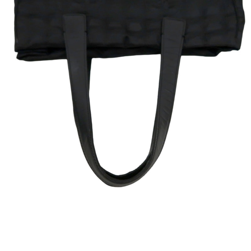 CHANEL New Travel Line Tote MM Black Nylon Tote Bag