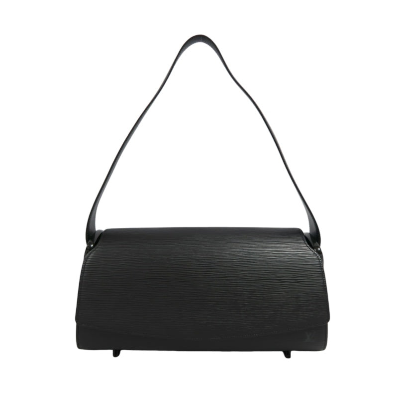 OUIS VUITTON Epi Nocturne GM Shoulder Bag 　 Black Silver Hardware