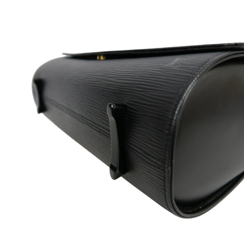 OUIS VUITTON Epi Nocturne GM Shoulder Bag 　 Black Silver Hardware