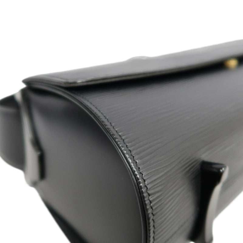 OUIS VUITTON Epi Nocturne GM Shoulder Bag 　 Black Silver Hardware