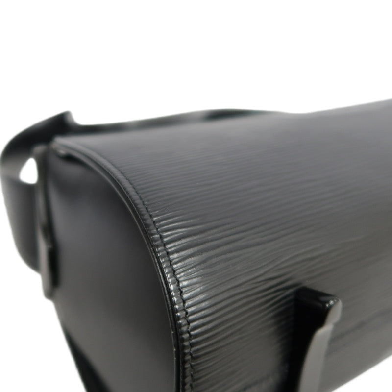 OUIS VUITTON Epi Nocturne GM Shoulder Bag 　 Black Silver Hardware