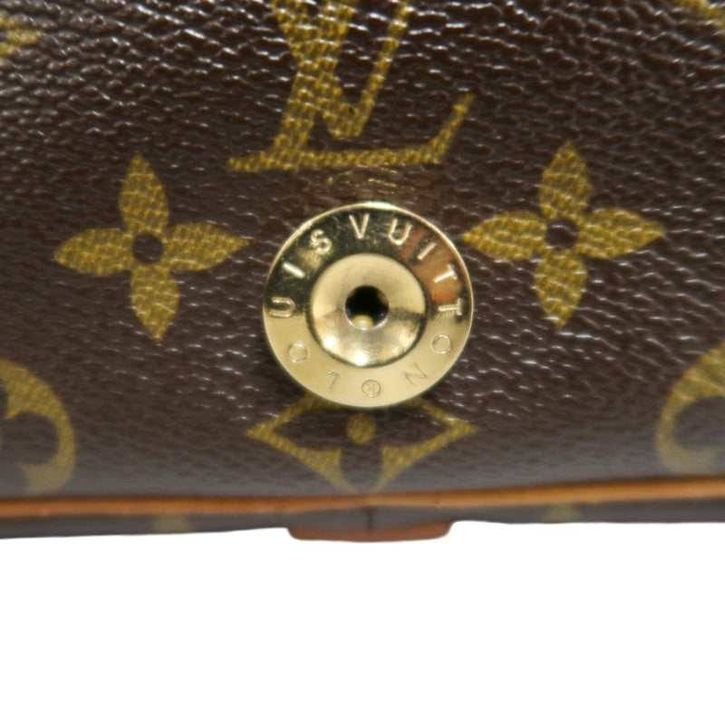 LOUIS VUITTON Monogram Saint Germain 28 Shoulder Bag brown Gold Hardware